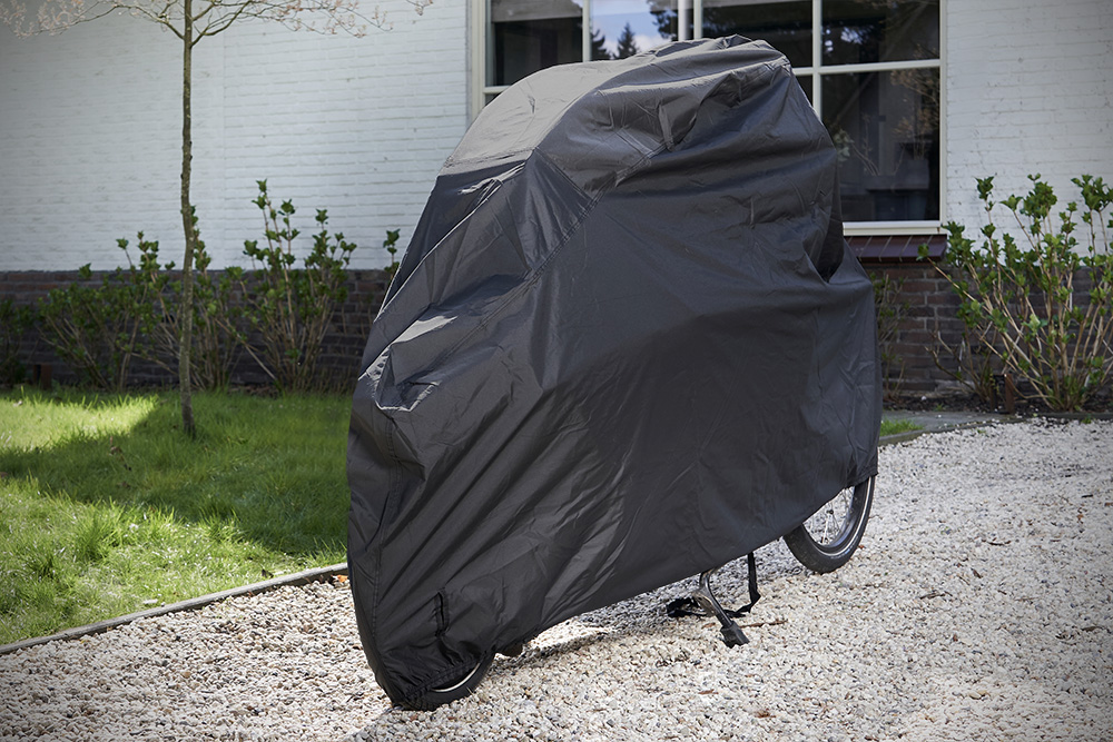 Housse de Protection Pour Vélo Cargo Noir 290X20x70cm pas cher